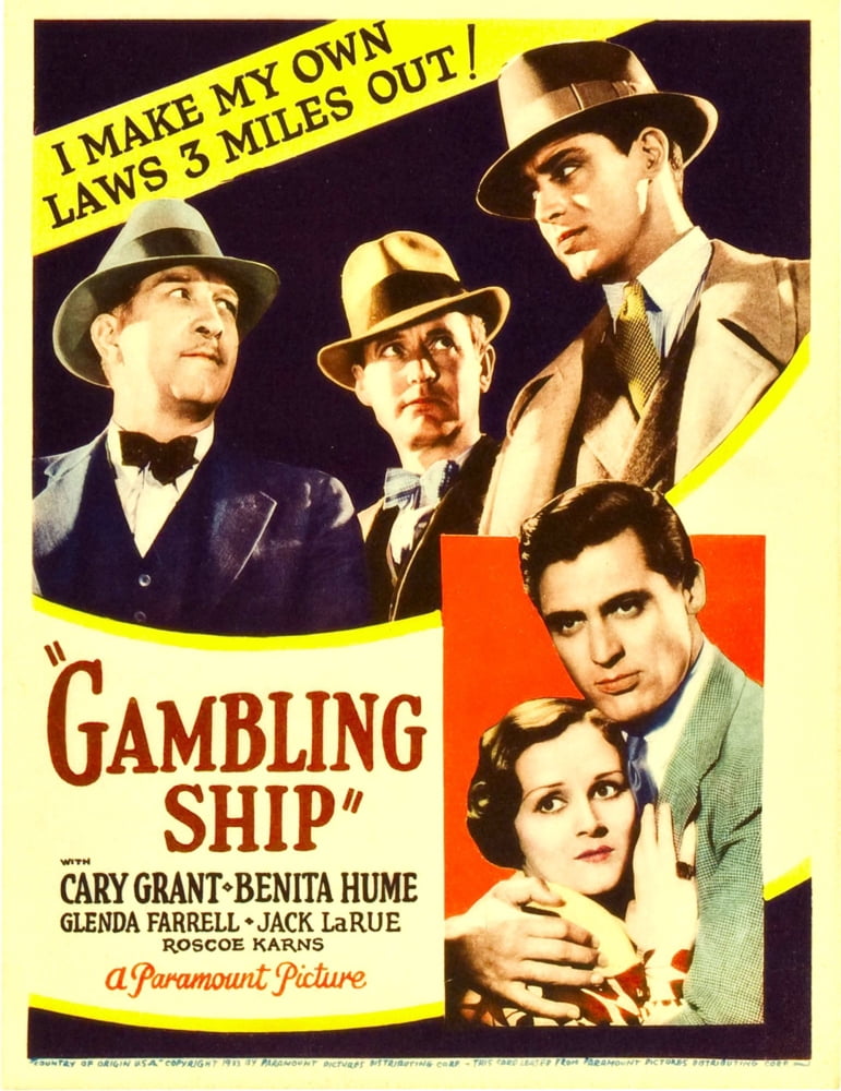 Gambling Ship Canvas Art - (11 x 17)