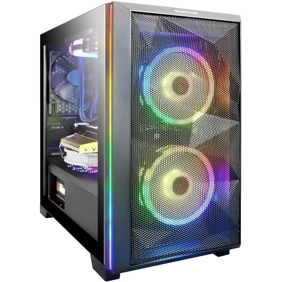 Gamdias ATHENA M2 LITE Micro Tower Computer Case with RGB, Multi-color