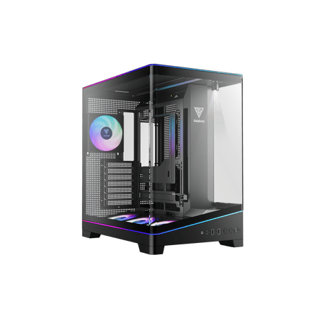 Gamdias ATLAS P6 CG Black ABS / SPCC / Tempered Glass ATX Mid Tower Computer Case