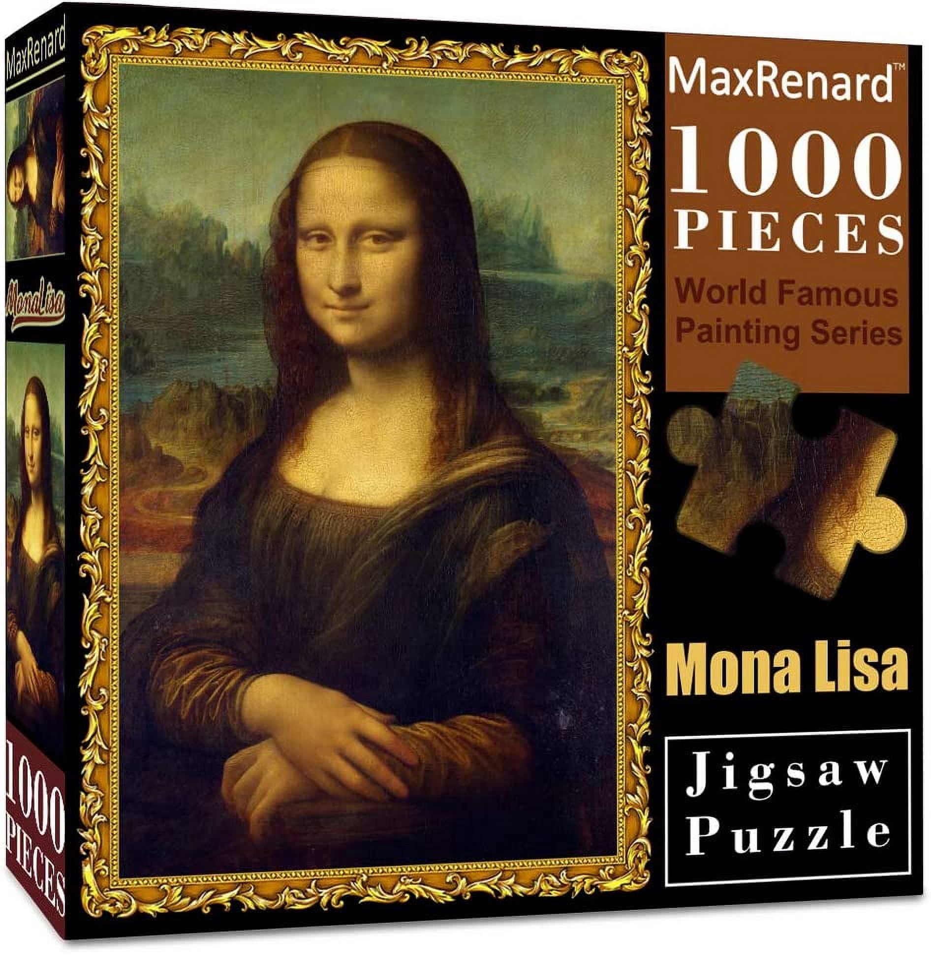 Ravensburger Mona Lisa 1000-Piece Jigsaw Puzzle For Adults - Relaxing Art Challenge