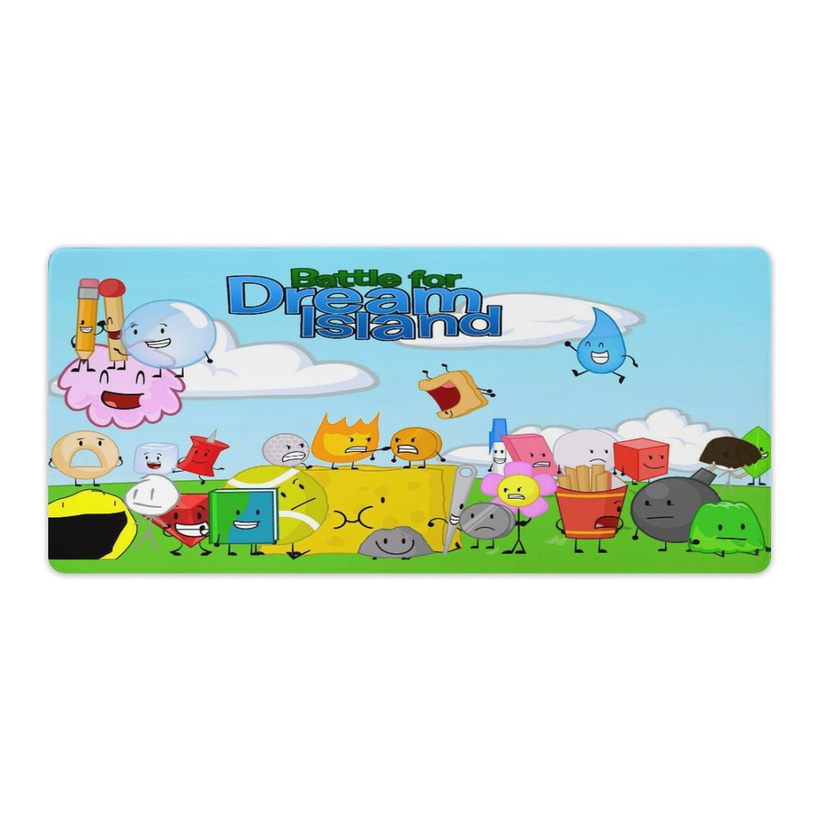 Game BFDI Battle For Dream Island Large Gaming Mouse Pad for Laptop ...