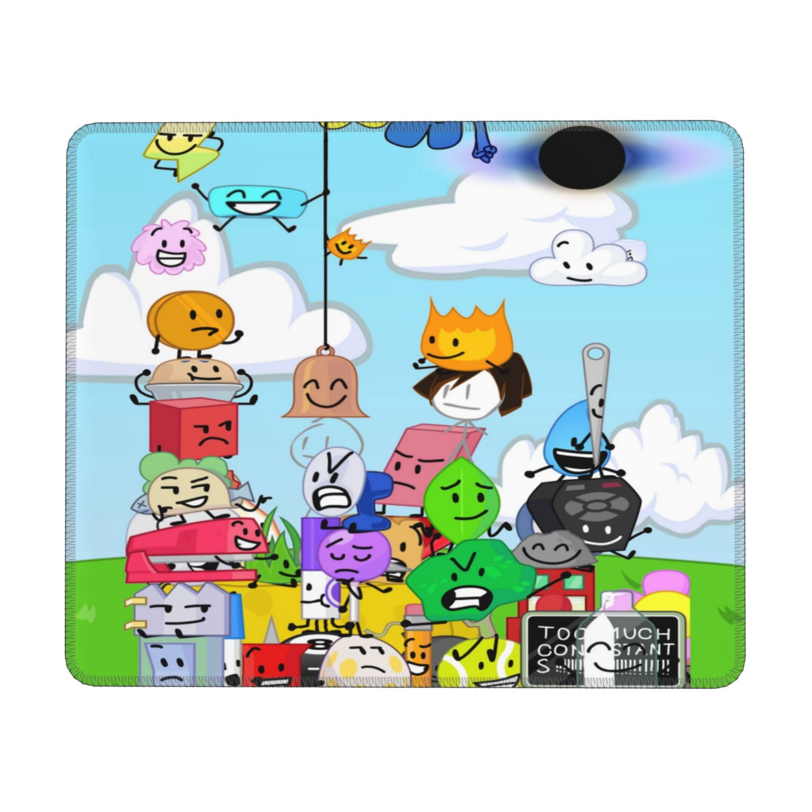 Game BFDI Battle For Dream Island Mouse Pad Non Slip Rubber Mouse Pad