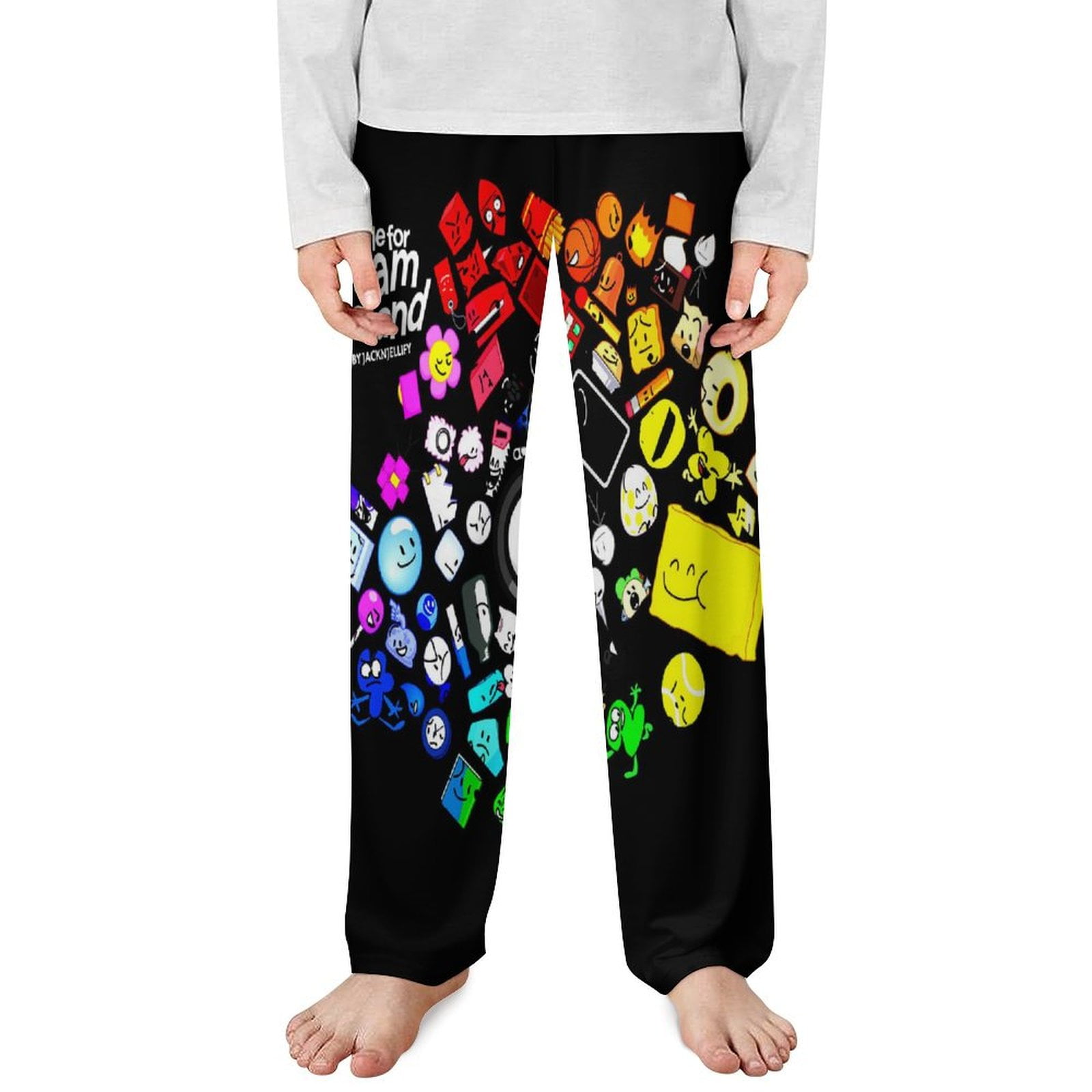 Game BFDI Battle For Dream Island Pajama Pants Long Sleep Pants Lounge ...