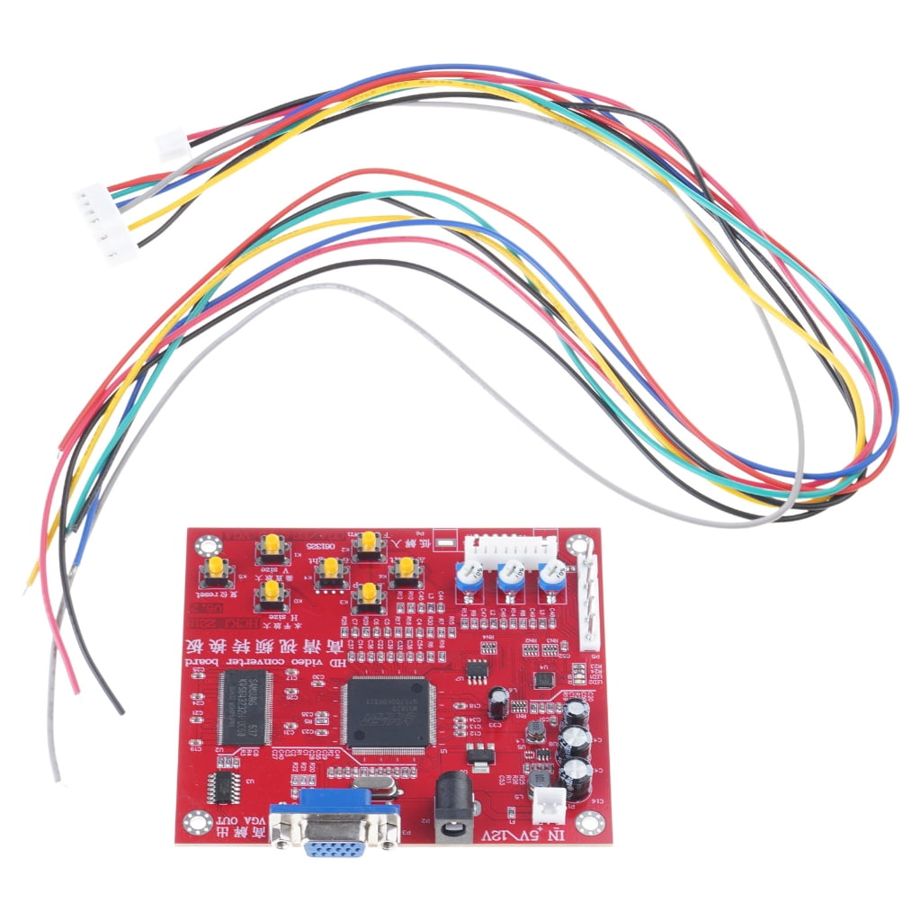 Cga Rgbs Video Game Converter Board Game RGBS/CGA to VGA Converter Auto Scan ...