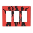 thumbnail image 1 of Game Capture Switch Cover Decorative Wall Plate 3-Gang Screwless Standard Size, 1 of 5