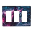 thumbnail image 1 of Game Capture Switch Cover Decorative Wall Plate 3-Gang Screwless Standard Size, 1 of 5