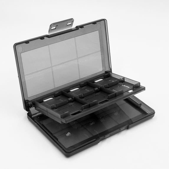Game Card Case for Nintendo Switch - Holds 12 Games & 2 TF Cards, Compatible with Switch/OLED/Lite