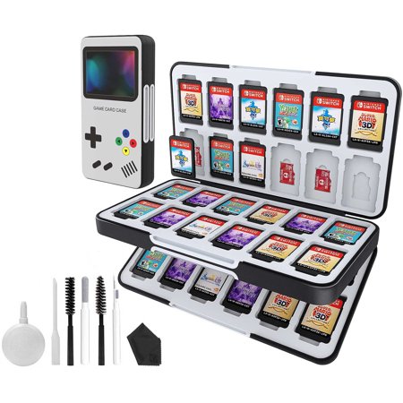 Game Card Case for Nintendo Switch&Switch OLED,Customized Pattern Switch Lite Game Card Case with BOLT AXTION Bundle