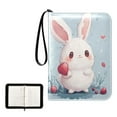 thumbnail image 1 of Game Card Storage Bag Collectible Trading Card Albums The 4-Pocket Card Binder With 50-Page Sleeve Can Hold 400 Game Cards Super Lovely Strawberry Rabbit, 1 of 6