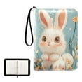 thumbnail image 1 of Game Card Storage Bag Collectible Trading Card Albums The 4-Pocket Card Binder With 50-Page Sleeve Can Hold 400 Game Cards A Cartoon Rabbit, 1 of 6