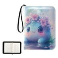 thumbnail image 1 of Game Card Storage Bag Collectible Trading Card Albums The 4-Pocket Card Binder With 50-Page Sleeve Can Hold 400 Game Cards Little Blue Monster, 1 of 6