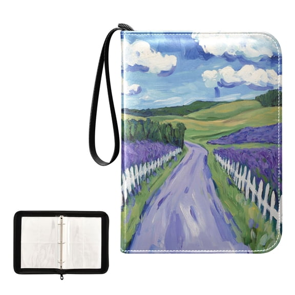 Game Card Storage Bag Collectible Trading Card Albums The 4-Pocket Card Binder With 50-Page Sleeve Can Hold 400 Game Cards Pretty Beautiful Road