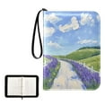 thumbnail image 1 of Game Card Storage Bag Collectible Trading Card Albums The 4-Pocket Card Binder With 50-Page Sleeve Can Hold 400 Game Cards Purple Beautiful Road, 1 of 6