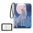 thumbnail image 1 of Game Card Storage Bag Collectible Trading Card Albums The 4-Pocket Card Binder With 50-Page Sleeve Can Hold 400 Game Cards Roaring Wolf, 1 of 6