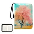 thumbnail image 1 of Game Card Storage Bag Collectible Trading Card Albums The 4-Pocket Card Binder With 50-Page Sleeve Can Hold 400 Game Cards Spring Tree Scene, 1 of 6