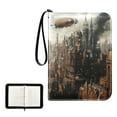 thumbnail image 1 of Game Card Storage Bag Collectible Trading Card Albums The 4-Pocket Card Binder With 50-Page Sleeve Can Hold 400 Game Cards Steampunk Airship, 1 of 6