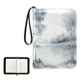 thumbnail image 1 of Game Card Storage Bag Collectible Trading Card Albums The 4-Pocket Card Binder With 50-Page Sleeve Can Hold 400 Game Cards Watercolor Forest, 1 of 6