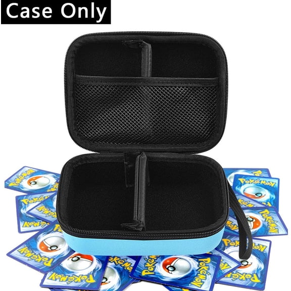 Game Cards Organizer Case,Gift for Pokemon tcg Blue-Box Only