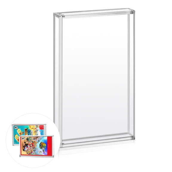 Game Cartridge Case Compatible with Nintendo Switch Cartridges, Durable Acrylic with Sliding Bottom, Magnetic Lock, Non-Slip Feet, Protective Storage for One Game Card 1 pack