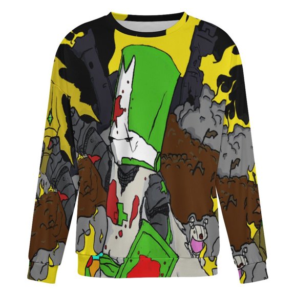 Game Castle Crashers Unisex Pullover Sweater Fashion Hoodies Round Neck Sweatshirts for Mens And Womens
