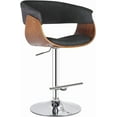 thumbnail image 1 of Game Chair Weathered Oak Modern Swivel-Adjustable Barstool with Armrests,Reclining Game Chair, 1 of 5