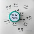thumbnail image 1 of Game Characters Funny Expressions Stamp Characters Funny Expressions Photosensitive Seal Peripheral Cute Funny & Uniquely Expressive Expression Teacher Award Green Home Decor, 1 of 3