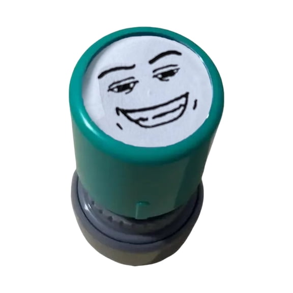 Game Characters Funny Expressions Stamp Characters Funny Expressions Photosensitive Seal Peripheral Cute Funny & Uniquely Expressive Expression Teacher Award Green Home Decor Happy Day!