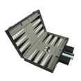 thumbnail image 1 of Game Chess Board Backgammons Set Board Game Leather Case Portable and Travel Backgammons Set Travel Folding Board Game, 1 of 8