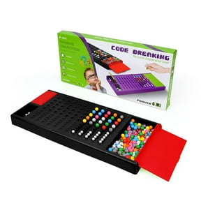 Game Code Breaking Family Board Game Code Breakers STEM Game Brain Exercise Logic Development Toys for Boys & Girls Ages 6 Years up and Adults Black