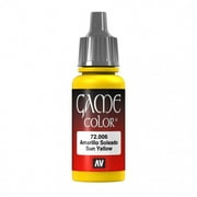 Game Color 48 Sunblast Yellow Paint Highly Pigmented Acrylic Durable Waterproof Acrylicos Vallejo
