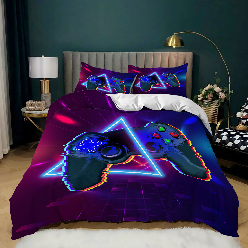 Game Comforter Set Video Gaming Bedding Sets Gamer Room Decor Full Size