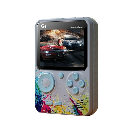 Game Console,Consoles 1000mah Reable Battery 500 Portable Console With 500 Screen 1000mah Handheld Console 3.0 Inch Screen Eryue Screen Battery Console Eryue Screen gray without handle