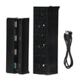Game Console Cooling Fan USB Powered Automatic Intelligent External Cooler with HUB for PS4 Slim