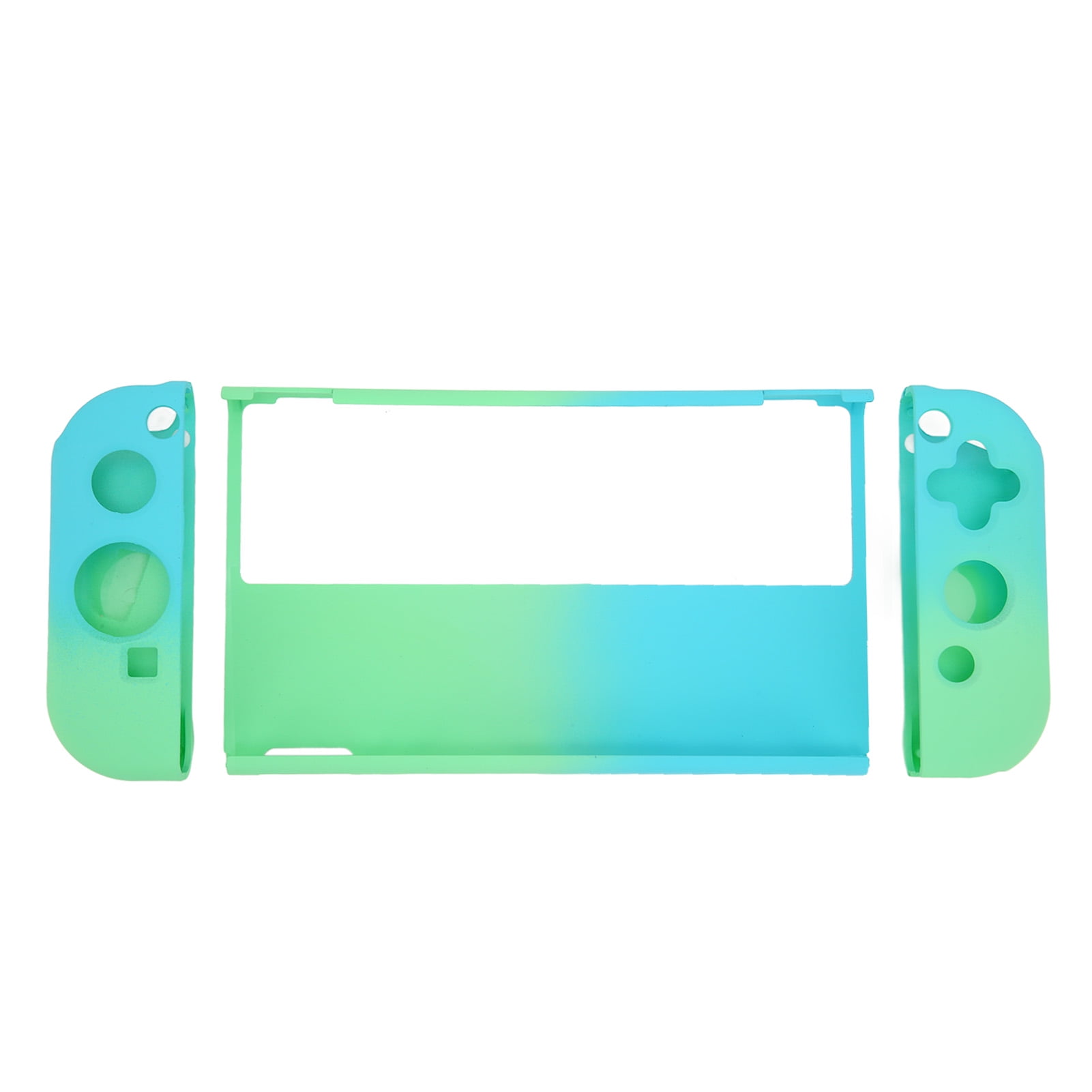 Game Console Cover Case Gradient Ergonomic Grip Game Console Silicone Protective Case for Switch