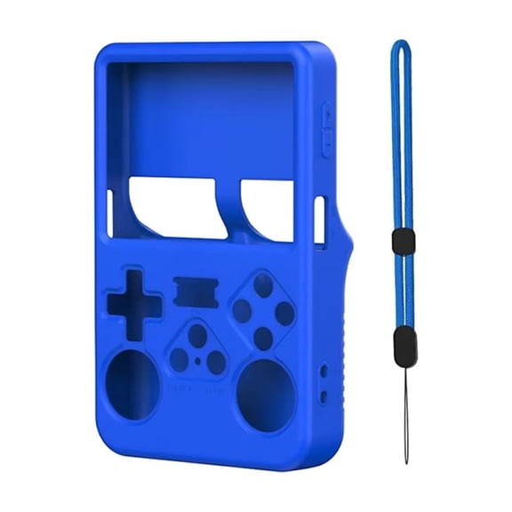 Game Console Protective Cover for ANBERNIC R36S, Soft Silicone Skin Shell Shockproof Gaming Sleeve Cover with Strap(Case Only)(Sold without manufacturer warranty)
