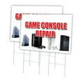 thumbnail image 1 of Game Console Repair 2 Pack Of 24" x 36" Yard Sign & Stake | Advertise Your Business | Stake Included Image On Both Sides | Made in The USA, 1 of 3
