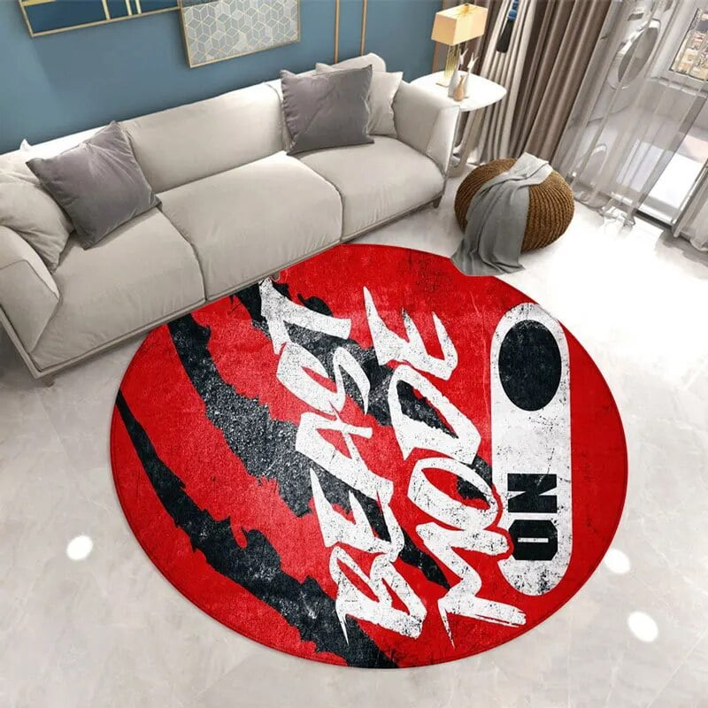 Game Console Round Carpet for Boy Chair Mat Kids Floor Rug Tatami Mat Fashion Living Room Floor