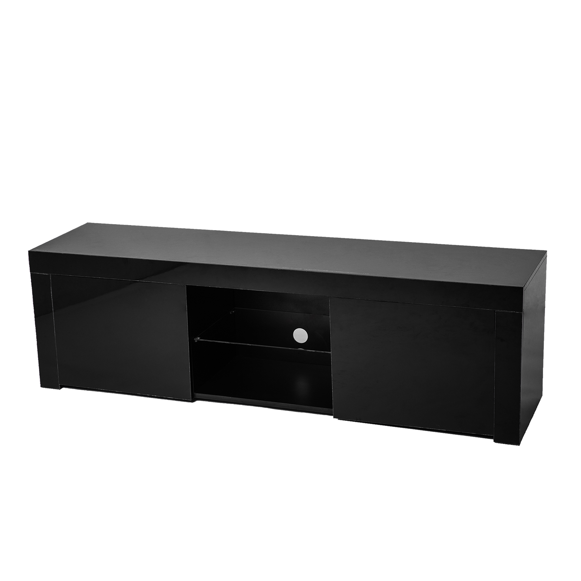 Game Console Table TV and Media Furniture with Storage Drawers for