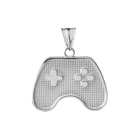 Game Control Pendant in Sterling Silver