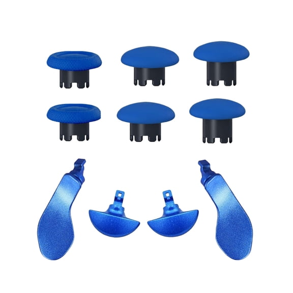 Game Controller Analog Joystick and Buttons for Controller Metal Thumbsticks Back Paddles Replacement Accessory