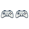 thumbnail image 1 of 2PCSGaming Rug Cute Cartoon Game Controller Floor Mat, Non- Extra Soft Absorbent Machine Washable Rug for Game Room,Bedroom Bathroom Fun Gamer Decor Carpet Shower Matï¼23.62*15.75Inchï¼, 1 of 6