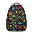 thumbnail image 1 of Game Controller Black Pattern Backpack for School, Cute School Bag with Adjustable Shoulder Straps and Padded Back, 15.3"x11"x6.7", 1 of 5