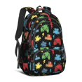 thumbnail image 1 of Game Controller Black Pattern Backpack for School, Cute School Bag with Adjustable Shoulder Straps and Padded Back, 16.9"x12.6"x5.9", 1 of 5