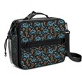 thumbnail image 1 of Game Controller Black Pattern Insulated Lunch Bag with Shoulder Strap and Bottle Holder,Bento School Lunch Bag Box,11x9.5x3.5 Inches, 1 of 5