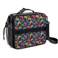 thumbnail image 1 of Game Controller Black Pattern Insulated Lunch Bag with Shoulder Strap and Bottle Holder,Bento School Lunch Bag Box,11x9.5x3.5 Inches, 1 of 5