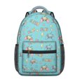 thumbnail image 1 of Game Controller Blue Pattern Backpack for School, Cute School Bag with Adjustable Shoulder Straps and Padded Back, 15.3"x11"x6.7", 1 of 5