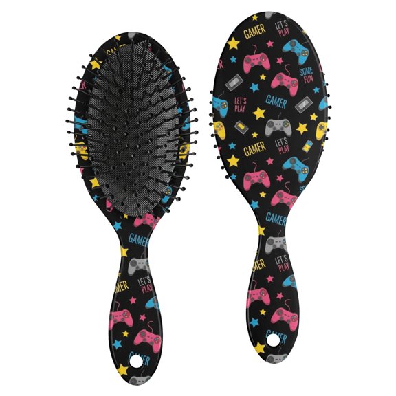 Game Controller Brush, Detangling Hair Brush,Air Cushion Hair Comb, Air Cushion Design Gifts for Holiday Birthday Gifts