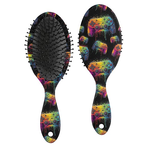 Game Controller Brush, Detangling Hair Brush,Air Cushion Hair Comb, Round Tip Bristles Gifts for Daily Hair Care