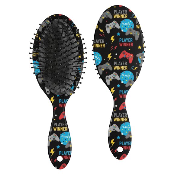 Game Controller Brush, Detangling Hair Brush, Paddle Styling Brush, Air Cushion Design Gifts for Daily Hair Care