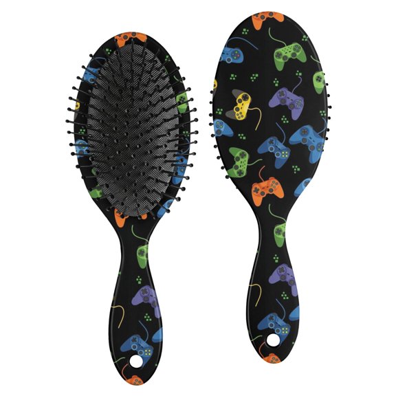Game Controller Brush, Detangling Hair Brush, Scalp Massage Hair Comb, Air Cushion Design Gifts for Daily Hair Care